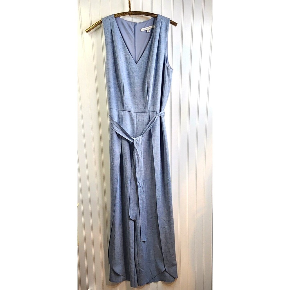 Julia Jordan Jumpsuit Women's Size 12 V Neck Wide‎ walk thru leg